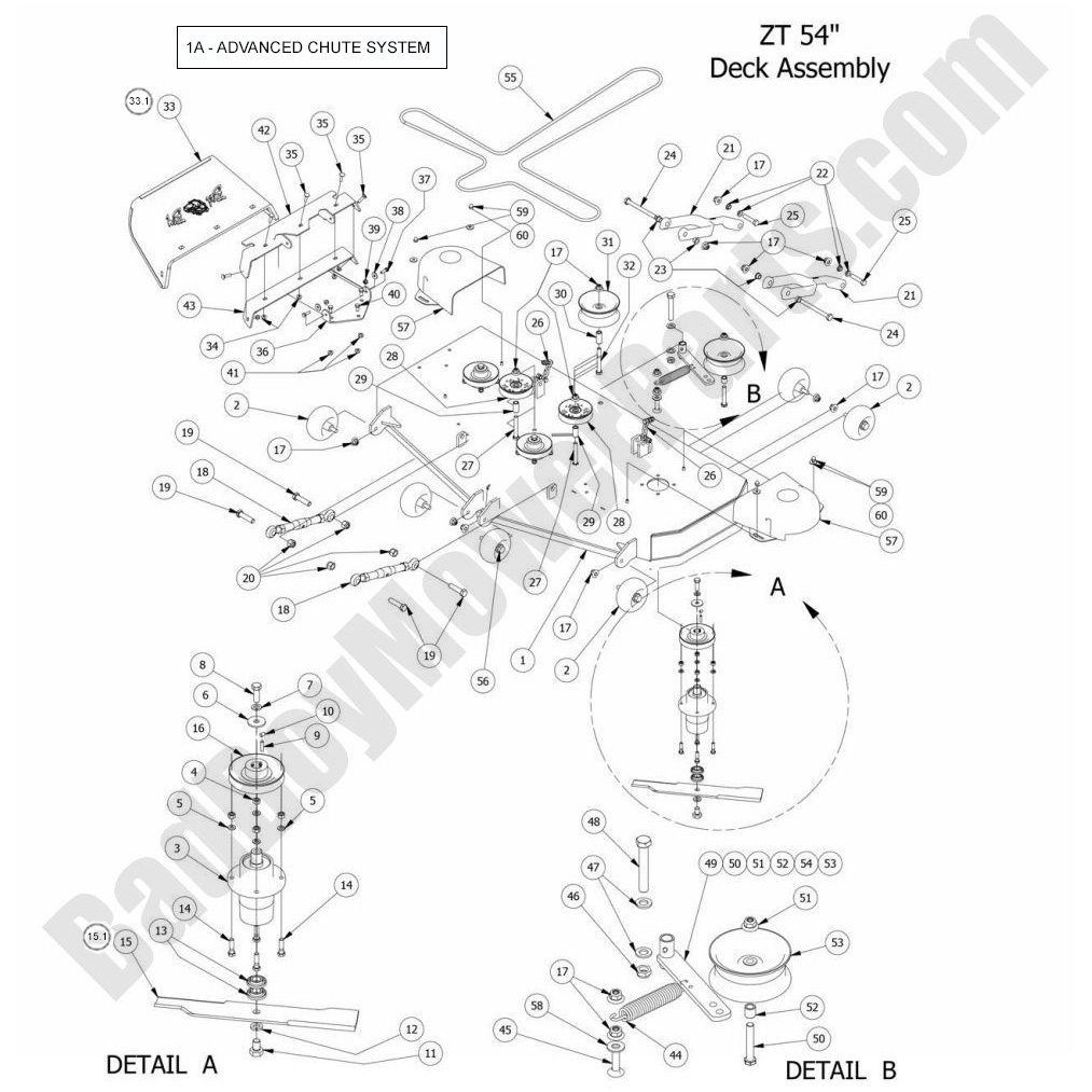 2014 ZT Elite - 54" Deck Assembly
